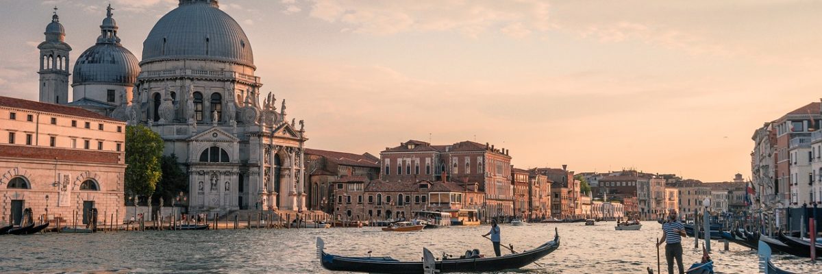 channel, venice, gondolas-