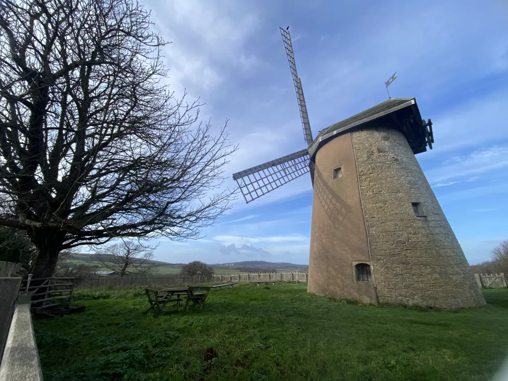 Bembridge Windmill in the Isle of Wight