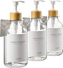 Shampoo dispenser camper storage ideas