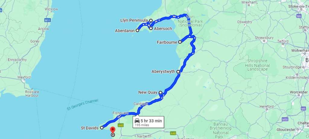 Welsh Coastal Way Scenic Road Trip in the UK